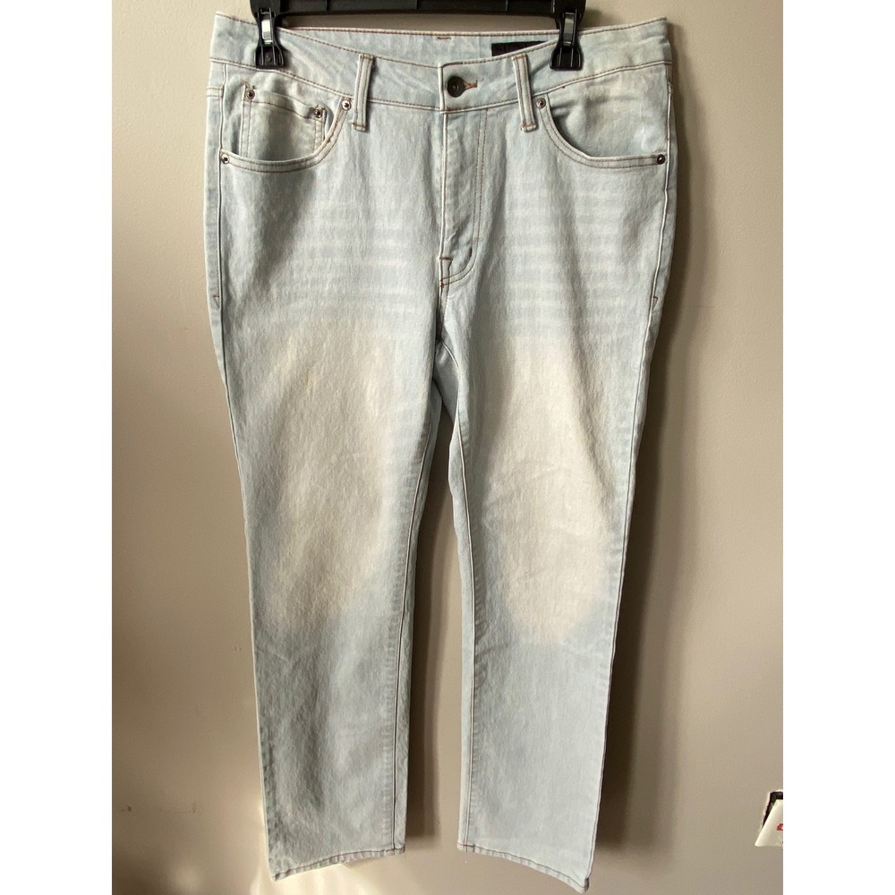 WXYZ MFG CO Nomad II Straight Fit Jeans Light Wash Blue Mens 32x32 casual